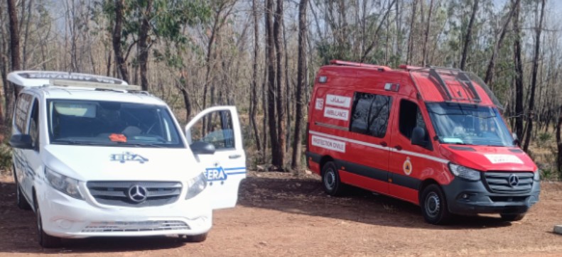 Ambulance Privée Casablanca médicalisée de Type A avec médecin réanimateur, ERA Assistance urgence Maroc.